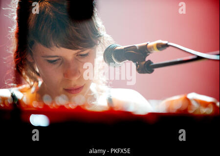 Belgischen band die knöchernen König Og nirgendwo auf dem Nuits du Botanique Festival in Brüssel (Belgien, 13/05/2009) Stockfoto