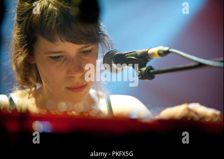 Belgischen band die knöchernen König Og nirgendwo auf dem Nuits du Botanique Festival in Brüssel (Belgien, 13/05/2009) Stockfoto