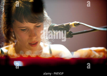 Belgischen band die knöchernen König Og nirgendwo auf dem Nuits du Botanique Festival in Brüssel (Belgien, 13/05/2009) Stockfoto