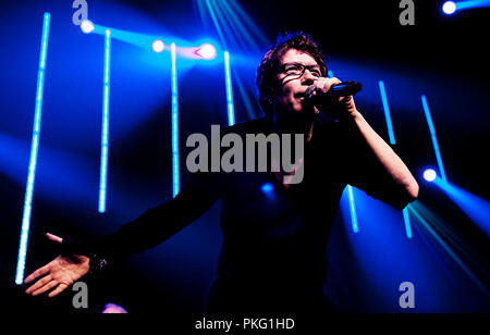 Englischen Postpunk Band The Psychedelic Furs bei Tag Festival des Sünders in Hasselt (Belgien, 31/10/2010) Stockfoto