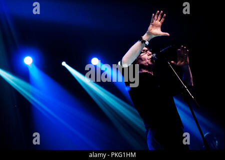 Englischen Postpunk Band The Psychedelic Furs bei Tag Festival des Sünders in Hasselt (Belgien, 31/10/2010) Stockfoto