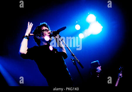 Englischen Postpunk Band The Psychedelic Furs bei Tag Festival des Sünders in Hasselt (Belgien, 31/10/2010) Stockfoto