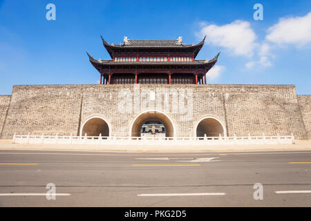 Suzhou in der Provinz Jiangsu flachbild Tür Stockfoto