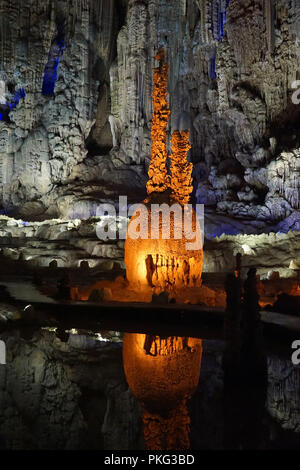 Zhijin Höhle in der Provinz Guizhou bijie Stadt Welt geologischen Park Stockfoto