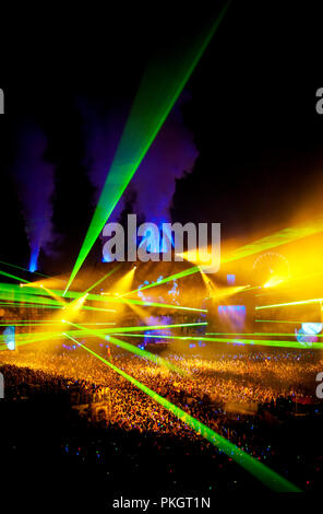 Ambiente Impressionen vom ersten Tag der 9. Auflage des Festivals im tomorrowland Boom (Belgien, 26/07/2013) Stockfoto