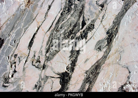 Platte des raw-portugiesischem Marmor Estremoz (Alentejo); wahrscheinlich das Beste... Stockfoto