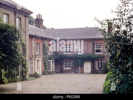 Whitwell Hall, in der Nähe von Bideford, Norfolk. 1971 auf 35 mm Farbe Folie-Film. Stockfoto