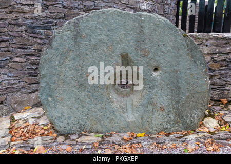 Mill Stone Bealick Mühle Macroom, County Cork Irland Stockfoto