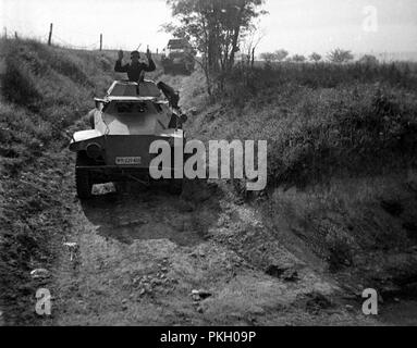 Wehrmacht Heer Leichter Panzerspähwagen Sd.Kfz.221 - Bundeswehr gepanzertes Auto SdKfz 221 Stockfoto