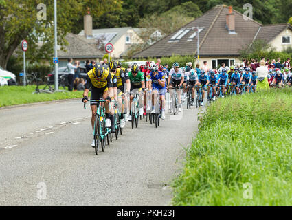 OVO Tour of Britain 2018, Männer-Radrennen, Etappe 6 von Barrow-in-Furness nach Whinlatter, Lake District National Park, Cumbria, England, Großbritannien. Stockfoto