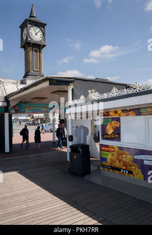 Brighton am Meer Stockfoto