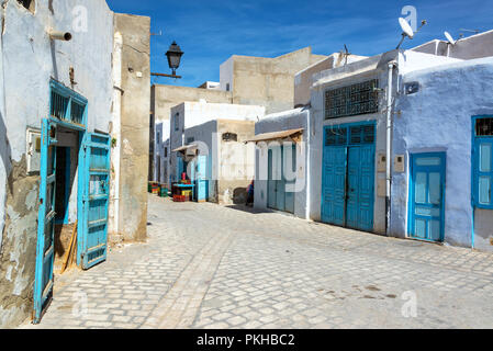Historische Architektur in der Medina von Kairouan, Tunesien Stockfoto