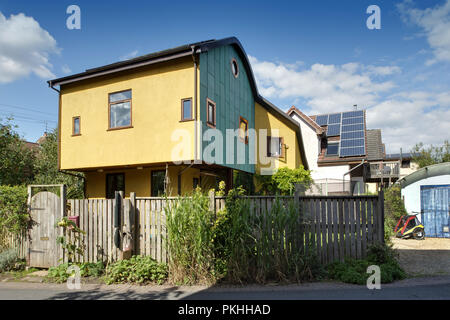 Die Werft oder Ashley Down Self-Build Gemeinschaft ein Ökodorf in St. Werburghs, Bristol, UK. Stockfoto