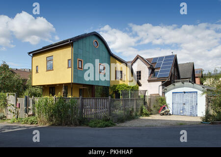 Die Werft oder Ashley Down Self-Build Gemeinschaft ein Ökodorf in St. Werburghs, Bristol, UK. Stockfoto