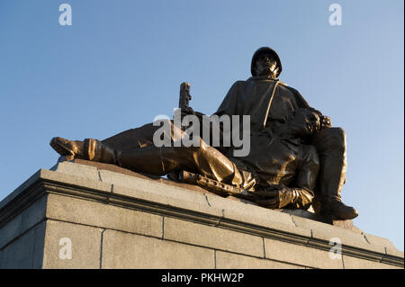 Sowjetischen militärischen Friedhof Denkmal in Warschau, Polen Stockfoto