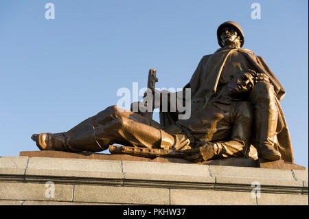 Sowjetischen militärischen Friedhof Denkmal in Warschau, Polen Stockfoto