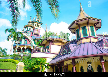 DISNEYLAND HONGKONG: Mystic Manor, The Mystery House Stockfoto