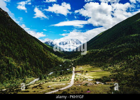 Provinz Sichuan ganzizhou Land der Snow Mountain Stockfoto