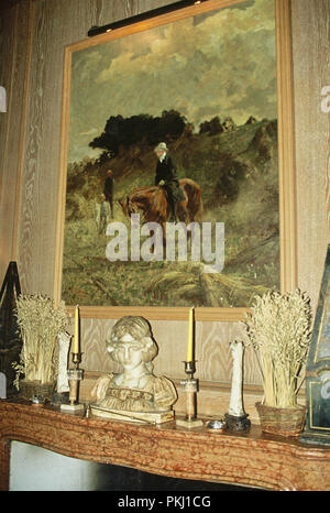 Im Haus des Familiensitz der Bismarcks schloss Friedrichsruh nahe Hamburg, Deutschland 2006. In das Haus der Familie Residenz der Bismarck schloss Friedrichsruh in der Nähe von Hamburg, Deutschland 2006 Stockfoto