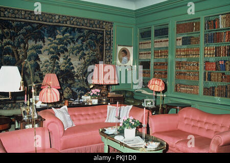 Im Haus des Familiensitz der Bismarcks schloss Friedrichsruh nahe Hamburg, Deutschland 2006. In das Haus der Familie Residenz der Bismarck schloss Friedrichsruh in der Nähe von Hamburg, Deutschland 2006. Stockfoto