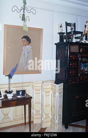 Im Haus des Familiensitz der Bismarcks schloss Friedrichsruh nahe Hamburg, Deutschland 2006. In das Haus der Familie Residenz der Bismarck schloss Friedrichsruh in der Nähe von Hamburg, Deutschland 2006. Stockfoto