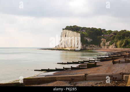 Ness Punkt in St. Margaret's Bay in Kent auf einem September Morgen Stockfoto