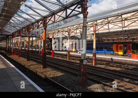 Bahnhof Crewe, Cheshire, UK. Stockfoto