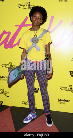 Foto muss Gutgeschrieben © Alpha Presse 078237 13/09/2018 Kabrina Adams in einem Special Screening von Skate Küche werden im Haus der Transporter in Waterloo, London Stockfoto
