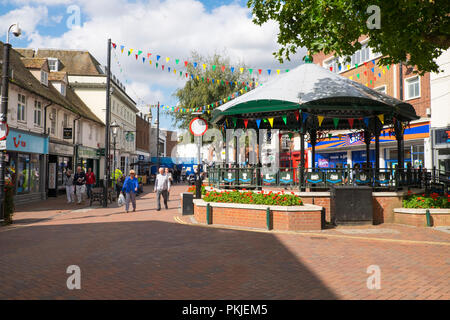 Ashford High Street, Stadtzentrum, ashford, kent, Großbritannien Stockfoto