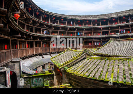 NaJing in der Provinz Fujian tulou Stockfoto