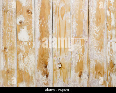 Ich höre Sie Technik auf weißen Holzlatten Stockfoto