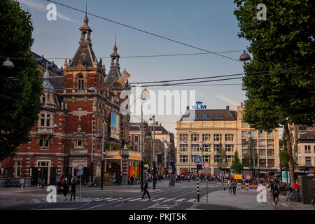 Amsterdam, Niederlande - 7. Juli 2018: die allgemeine Ansicht der Stadt Amsterdam, Holland Stockfoto