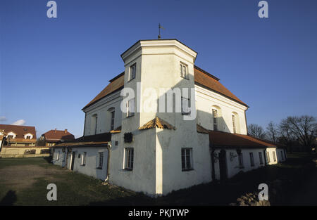 Barocke Synagoge aus dem 17. Jahrhundert in Tykocin im Nordosten Polens in der Nähe der 1875/92 2008 Stockfoto