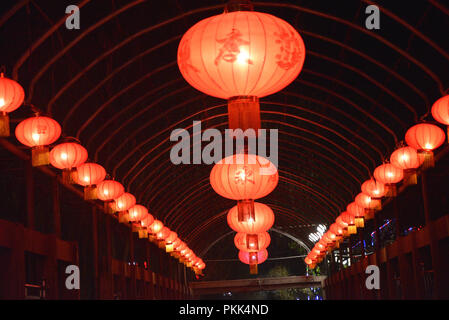 Jiangsu Yangzhou bei Nacht Stockfoto