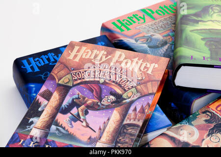 Harry Potter Bücher (Harry Potter) - USA Stockfoto