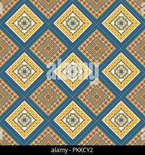 Nahtlose Muster mit geometrischen Mustern im arabischen Stil. Stock Vektor
