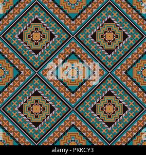 Nahtlose Muster mit geometrischen Mustern im arabischen Stil. Stock Vektor
