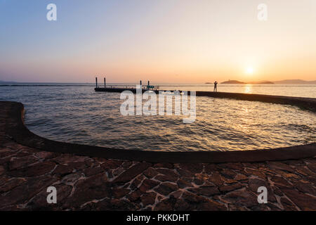 Jiangsu wuxi Schildkröte Kopf Isle Stockfoto