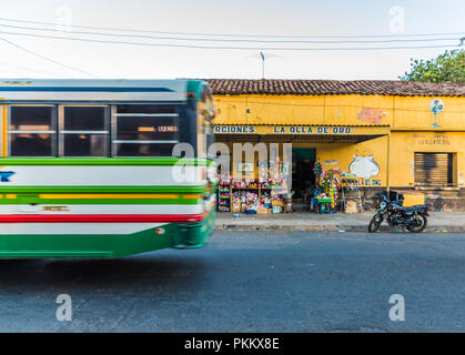 Eine typische Ansicht in San Salvador in El Salvador Stockfoto