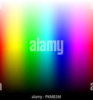 Color Picker Guide mit transisions von schwarz bis weiß Stock Vektor