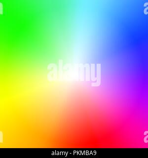 Radiale Hintergrund mit Regenbogen Farbe mischen. Ton picker Assistant Stock Vektor