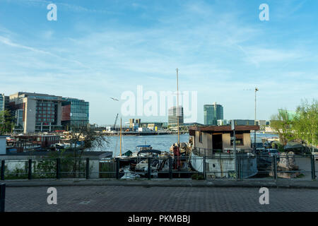 Niederlande, Amsterdam, 21. April 2017: Skyline von Amsterdam Stockfoto