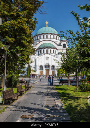 Des heiligen Sava in Belgrad Stockfoto