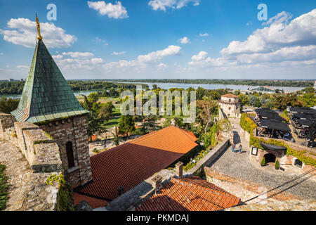 Ruzica Ortodox Kirche, die Festung Kalemegdan in Belgrad Stockfoto