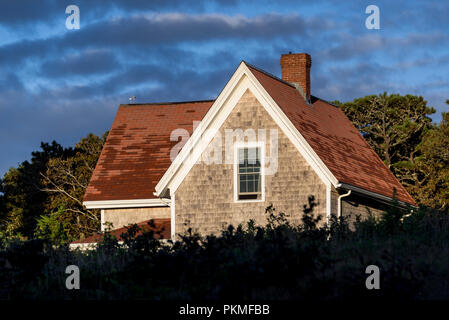 Nauset Lighthouse Keepers House, Eastham, Cape Cod, Massachusetts, USA. Stockfoto