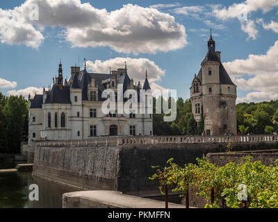Schloss Chenonceaux im Loiretal, Frankreich Stockfoto