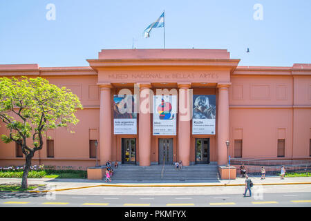 Museo Nacional de Bellas Artes, Buenos Aires, Buenos Aires, Argentinien Stockfoto