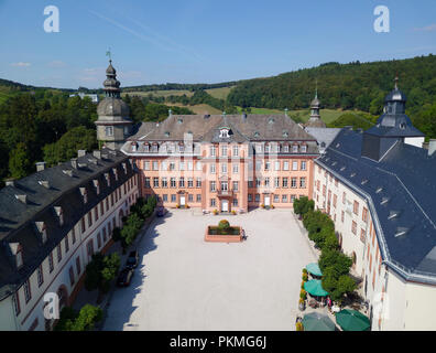Berleburg Schloss, Bad Berleburg, Kurort, Wittgensteiner Land, Kreis Siegen-Wittgenstein, Nordrhein-Westfalen Stockfoto