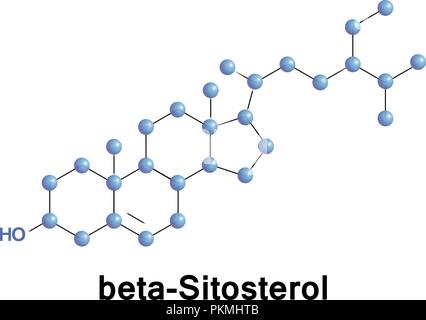 Beta Sitosterol Phytosterine Stock Vektor