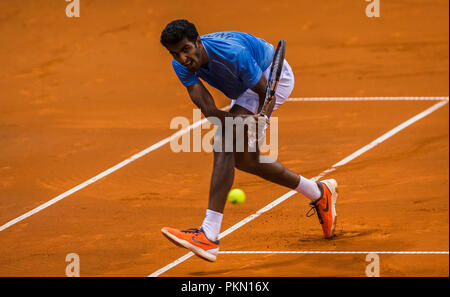 Kraljevo, Serbien. Pranesh Gunneswaran (IND) liefert Credit: Nikola Krstic/Alamy leben Nachrichten Stockfoto